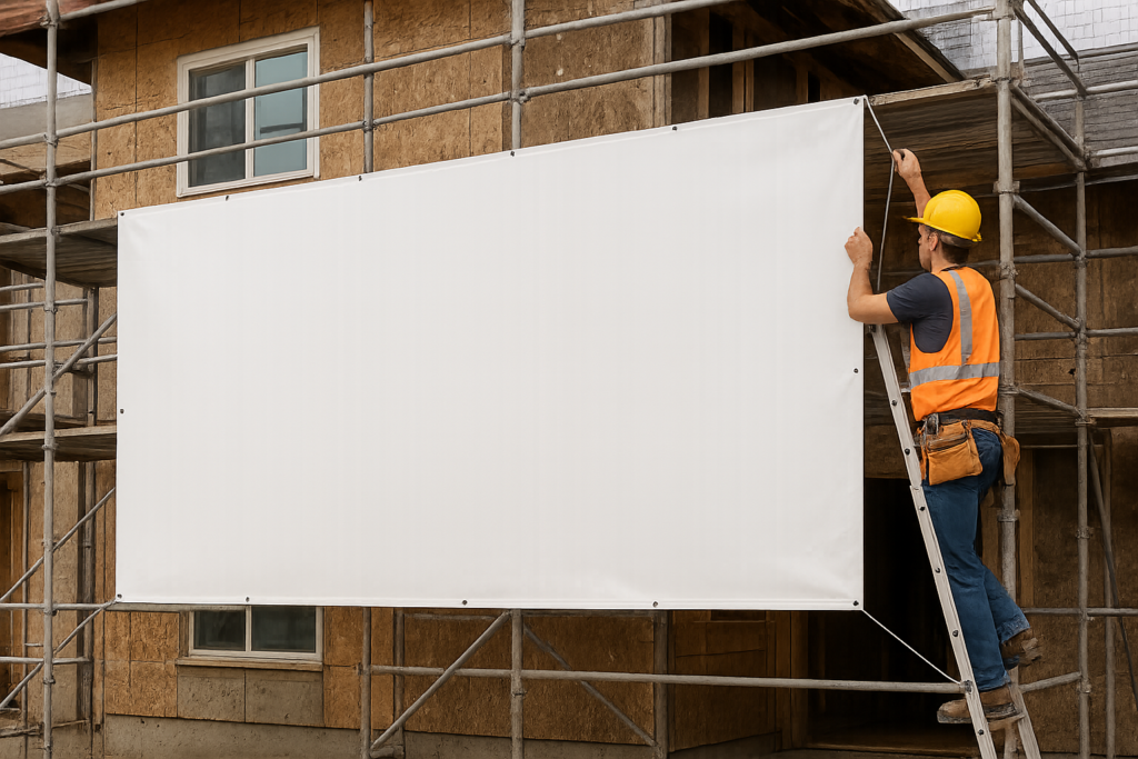 Banners service for contractors