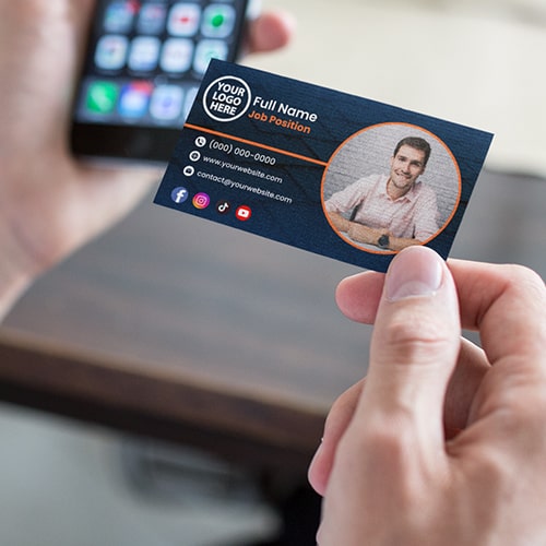 business card design for contractors