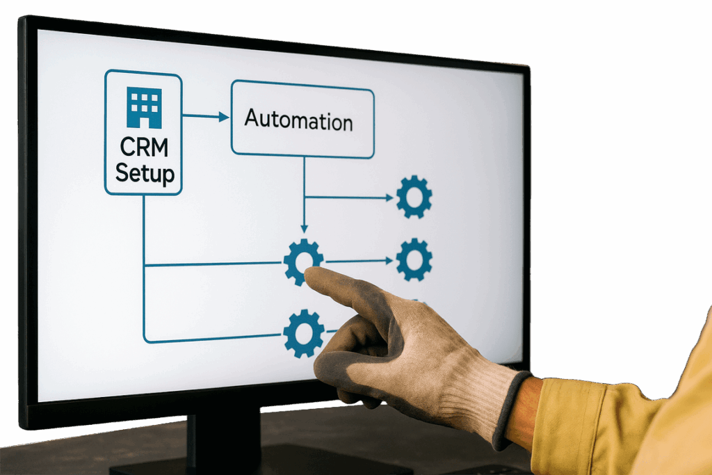 crm setup service for contractors min
