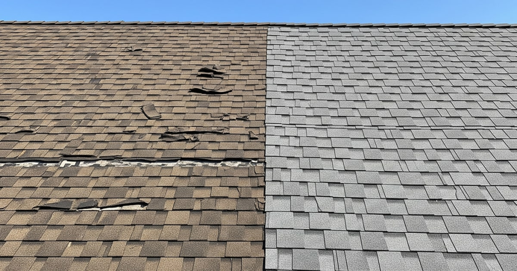 before and after comparison