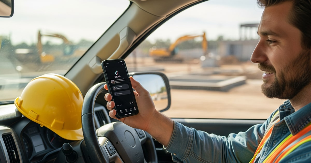 contractor-using-tiktok