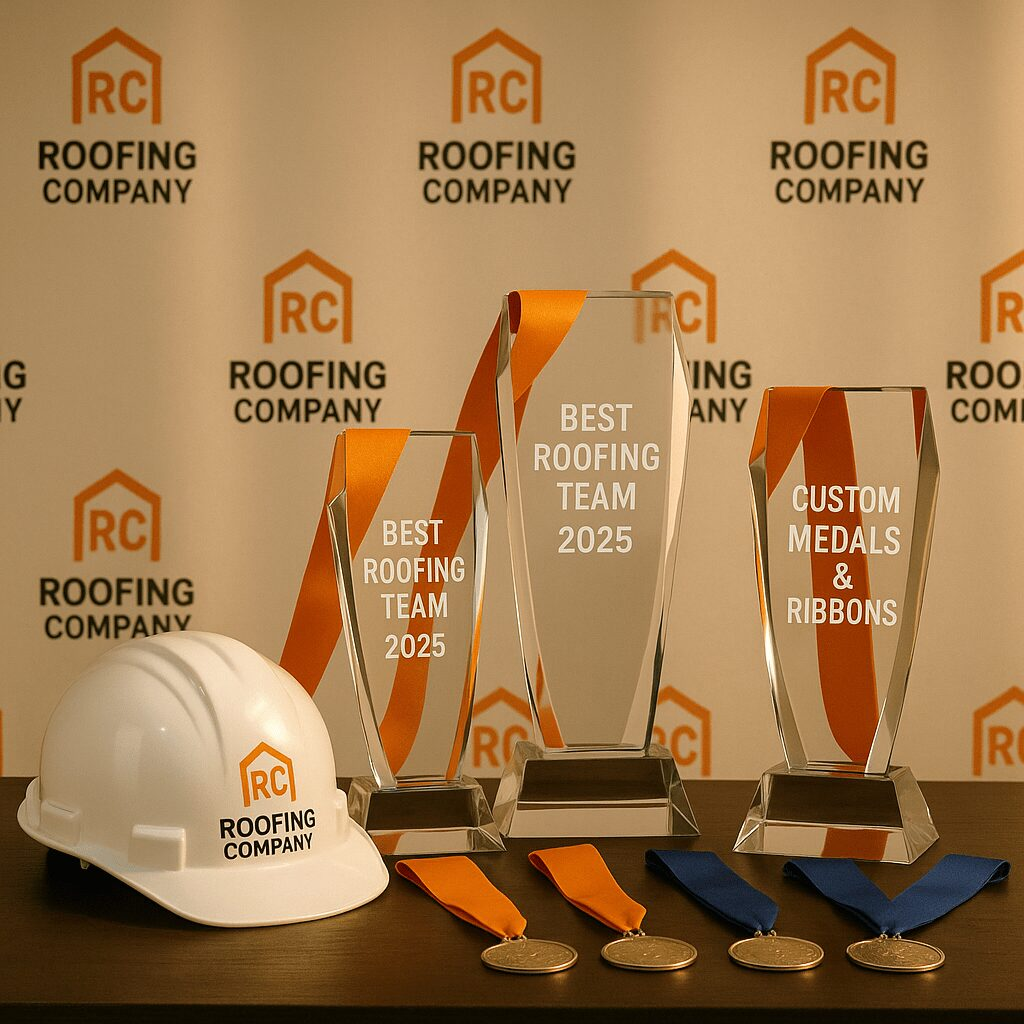custom awards trophies and medals for contractors