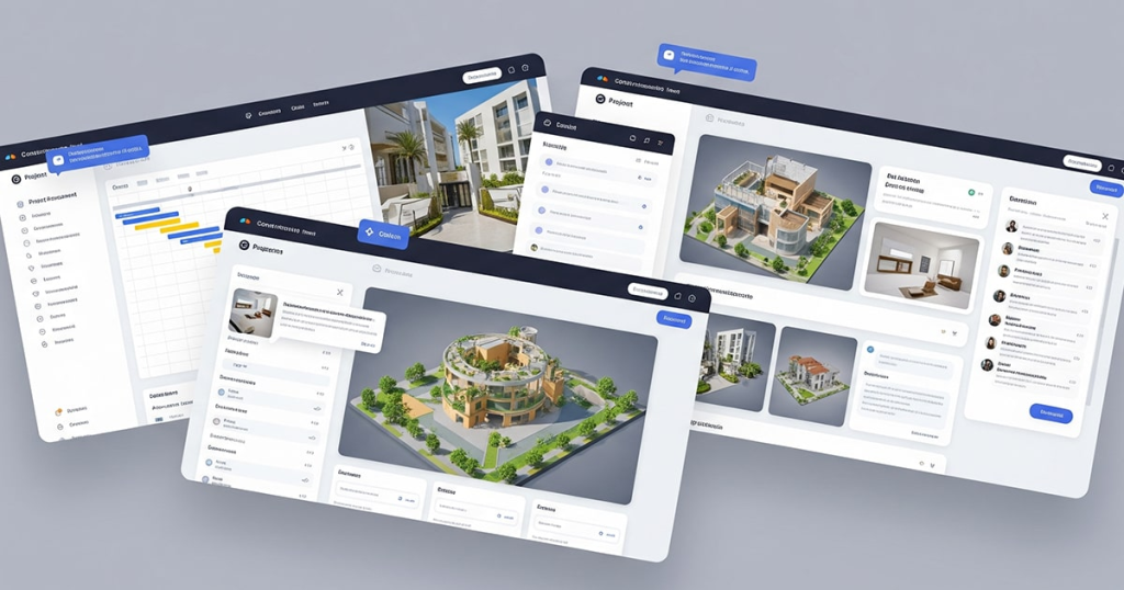 modern website for contractors