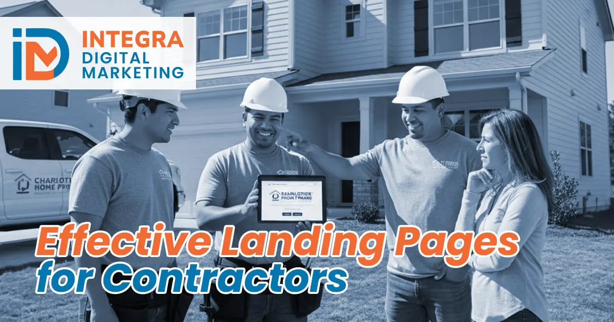 Effective Landing Pages for contractors